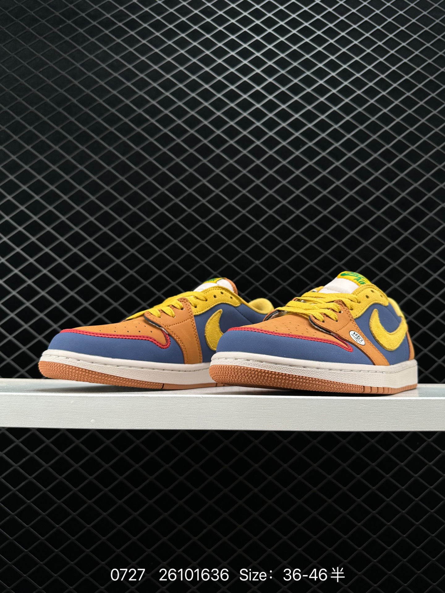 fragment design x Travis Scott x Nike Air Jordan 1 Low OG SP”Black/Green Toe“AJ1